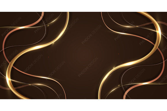 3D Luxury Golden Lines Pattern Elements: A Modern Design Resource for Creatives