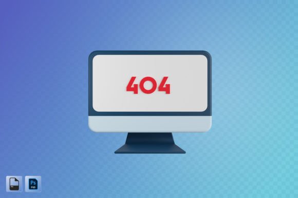 404 Error 3D Illustration: A Visual Solution for Designers and Developers