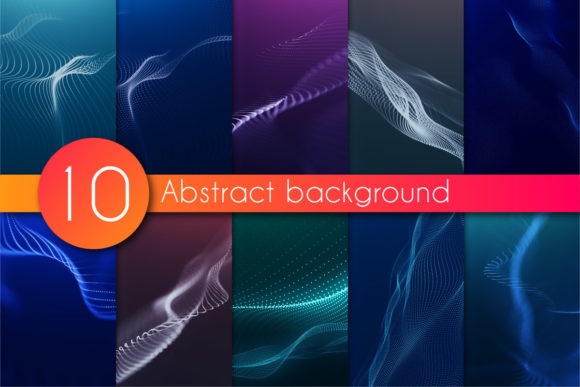 Abstract Digital Particular Texture Background Bundle for Creative Projects