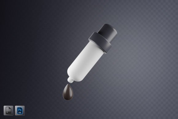 Dropper Picker Color 3D Illustration: A Strategic Visual Tool for Designers and Content Creators