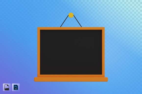 How Blackboard 3D Illustration Enhances Modern Design Projects