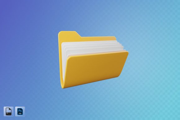 How Folder 3D Illustration Elevates Modern Design Projects