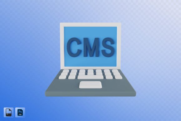 Integrating CMS System 3D Illustration into Modern Design Workflows