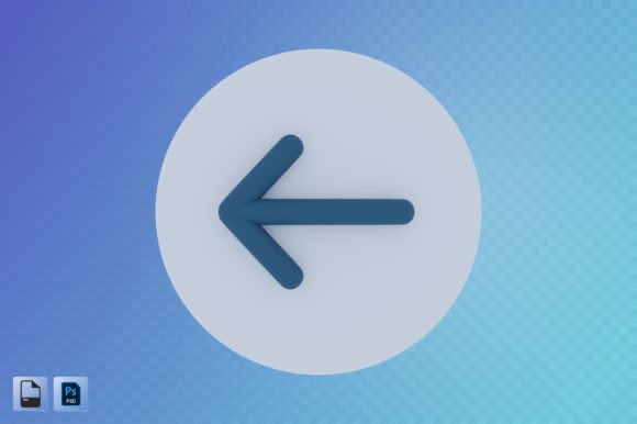 Left Arrow 3D Illustration: A Powerful Design Element for Modern Projects