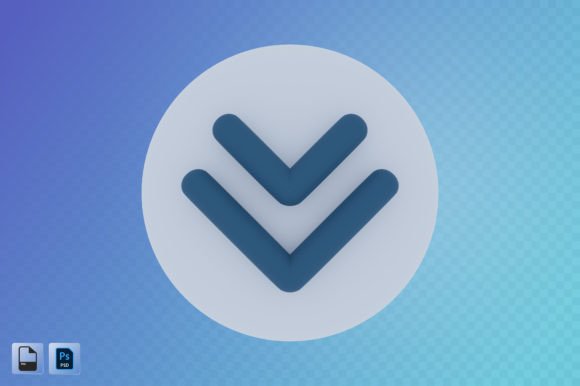 Load Arrow 3D Illustration: A Dynamic Design Asset for Modern Projects