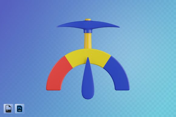 Mining Difficulty 3D Illustration: A Strategic Visual Tool for Design and Communication
