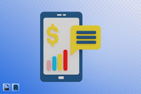 Mobile Banking 3D Illustration: A Modern Visual Solution for Designers