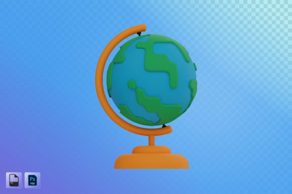 Table Globe 3D Illustration: A Powerful Design Tool