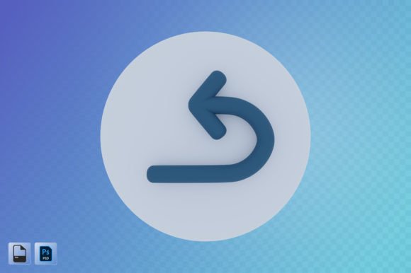Undo Arrow 3D Illustration: A Strategic Design Element for Modern Projects