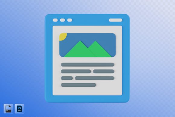 Website Content 3D Illustration: Enhancing Design and Communication with Visual Depth