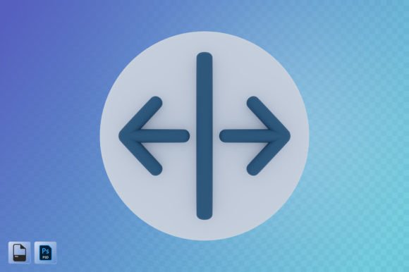 Wide Arrow 3D Illustration: A Versatile Design Asset for Modern Projects